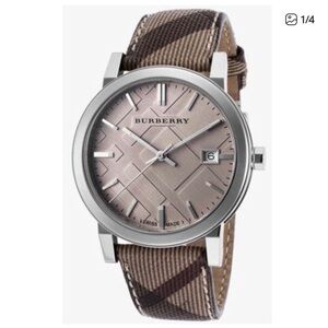 Burberry Leather Strap Watch